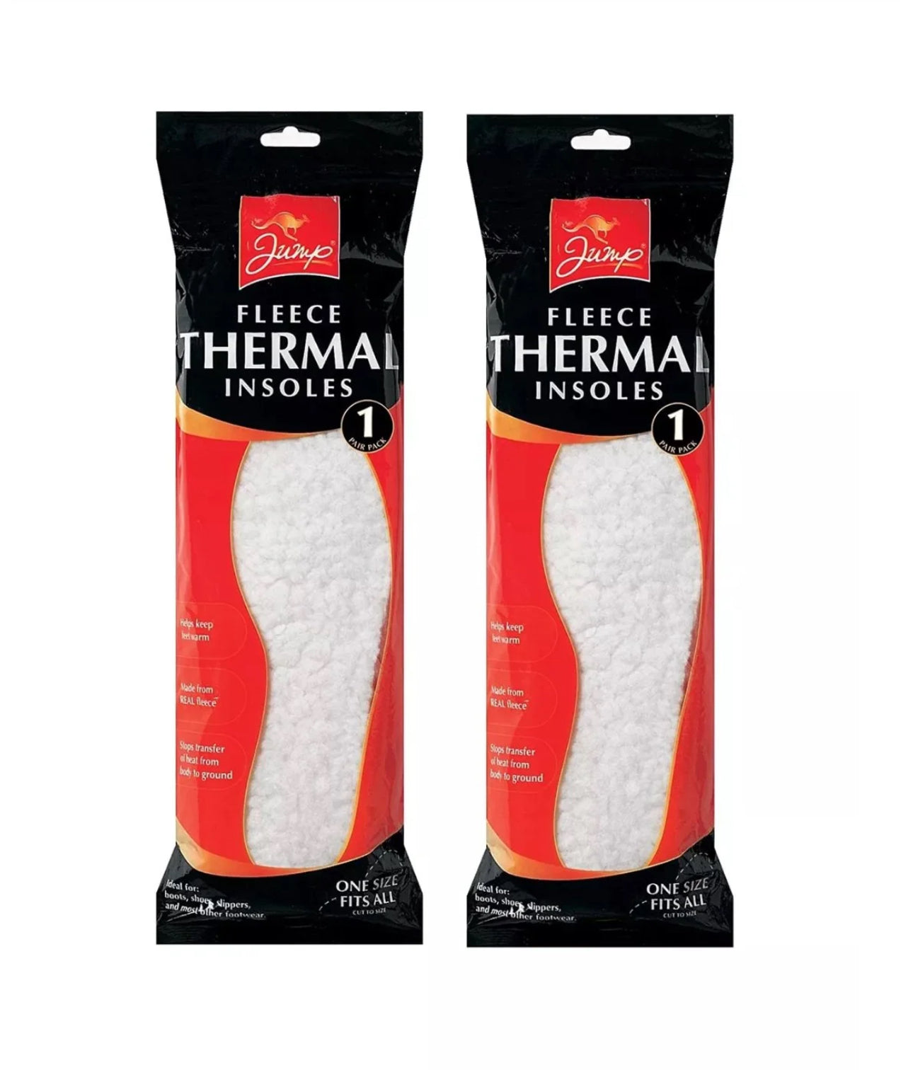 Thermal shoe insoles