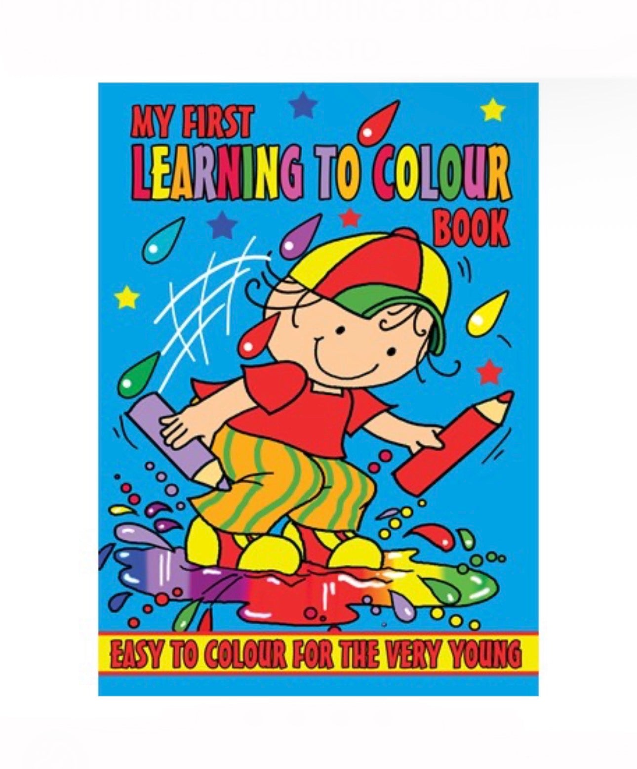 My first learning to colour book