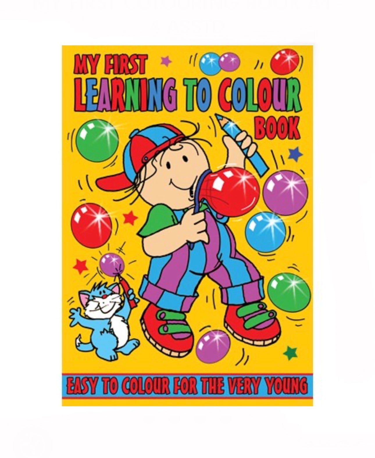 My first learning to colour book