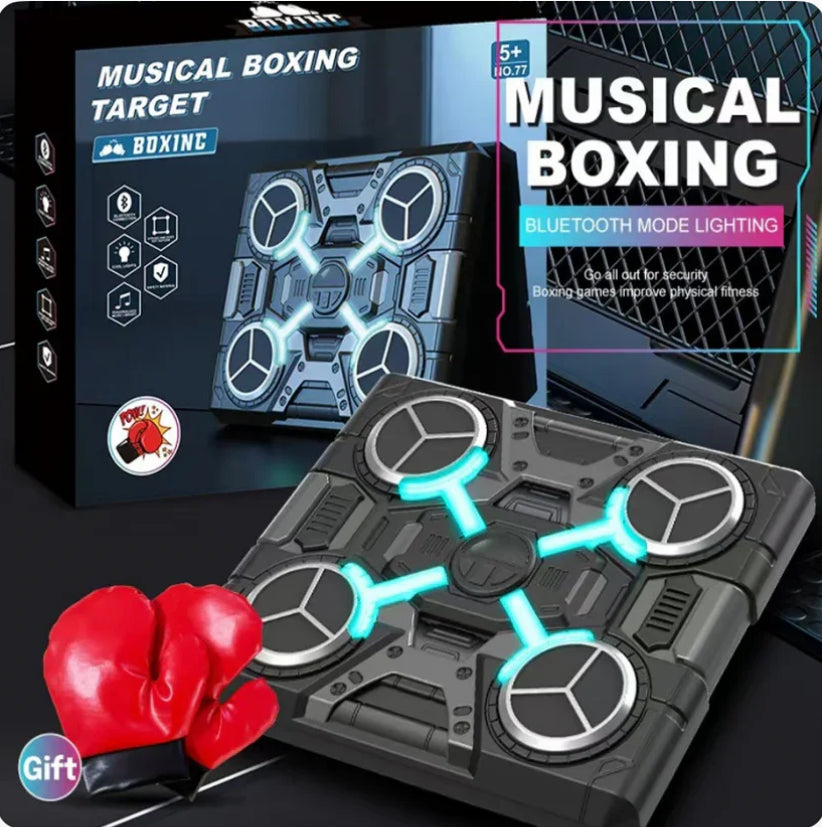 Musical boxing target toys