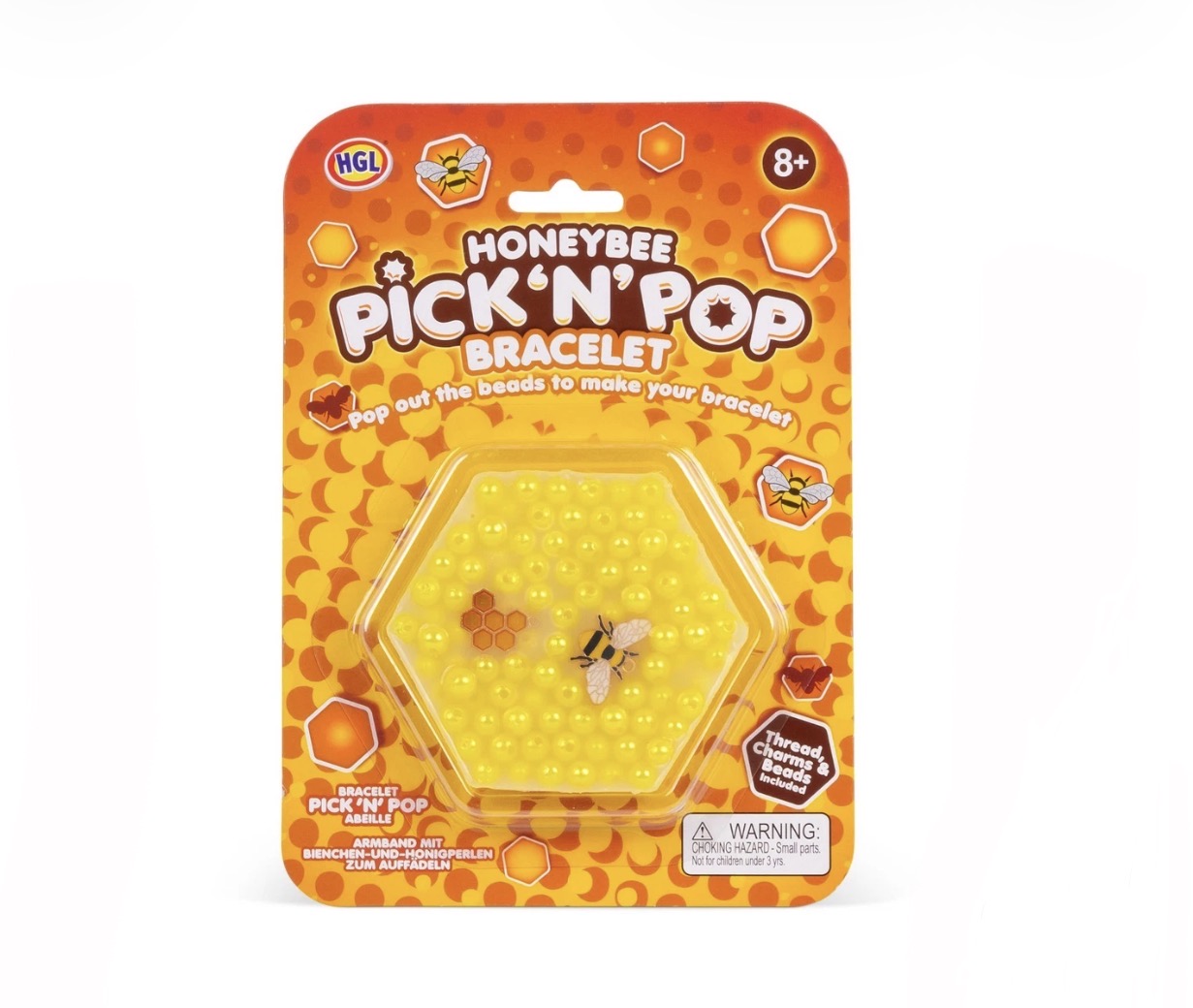 Pick’N’Pop bracelet kit honeybees