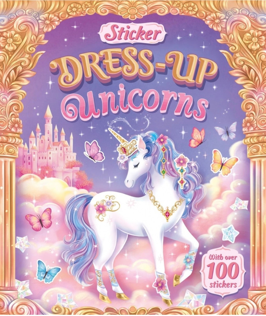 Dress up unicorns sticker book