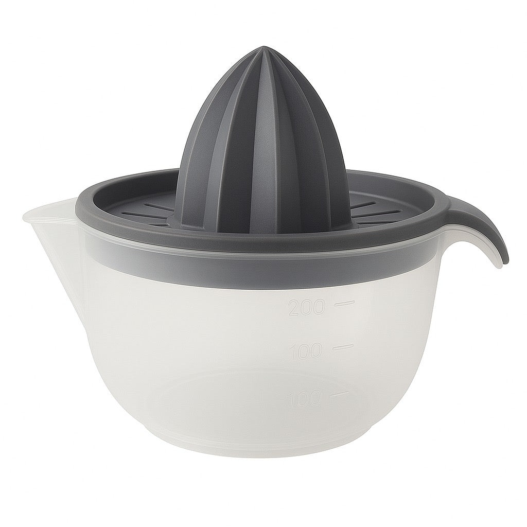Hand press citrus squeezer