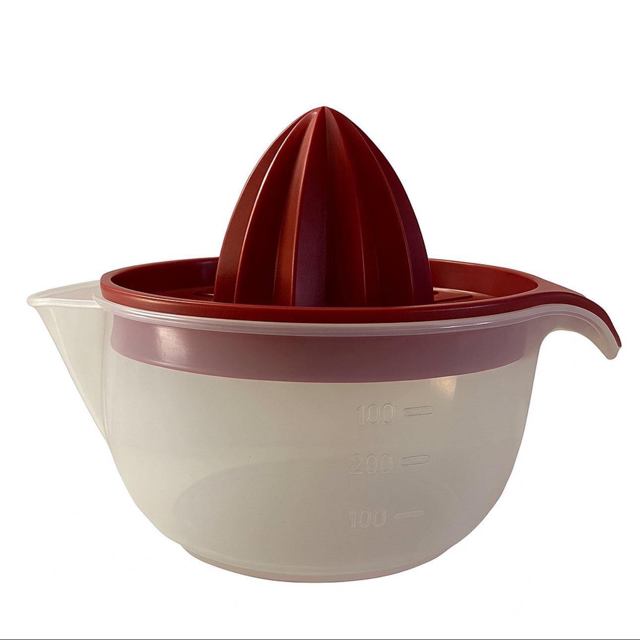 Hand press citrus squeezer