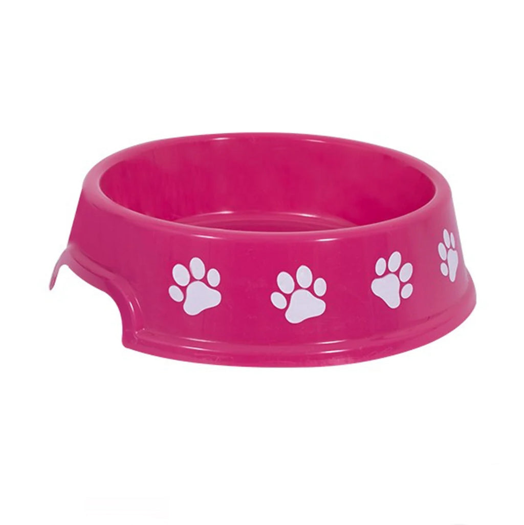 Plastic water and food bowls