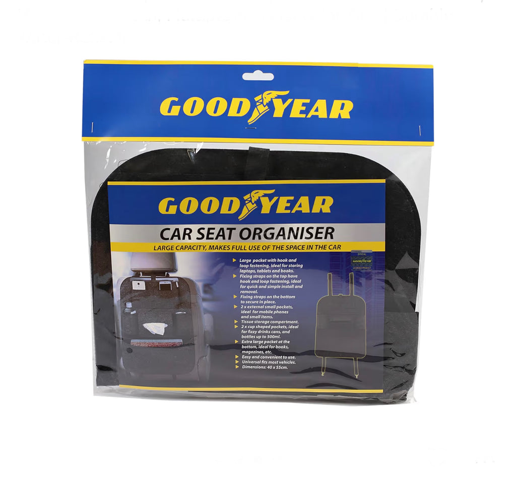 Goodyear car seat organiser