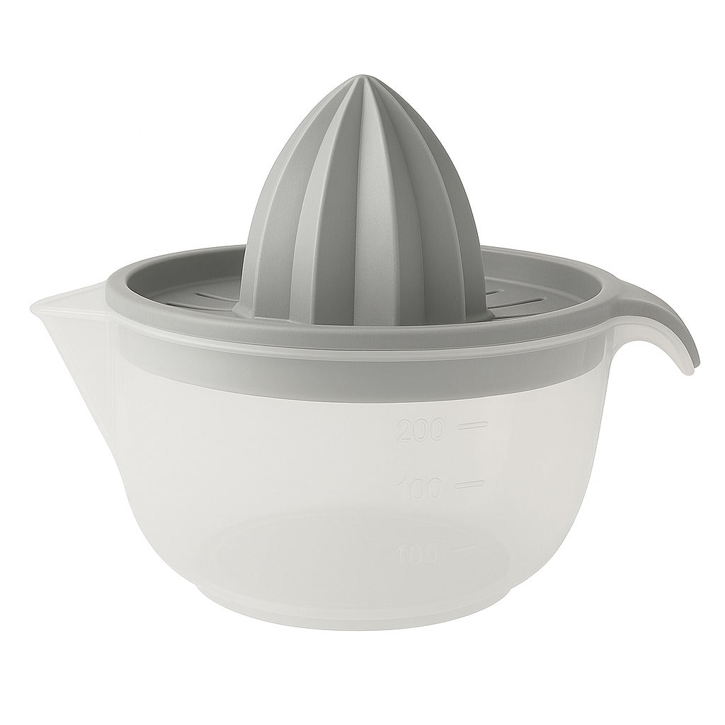 Hand press citrus squeezer