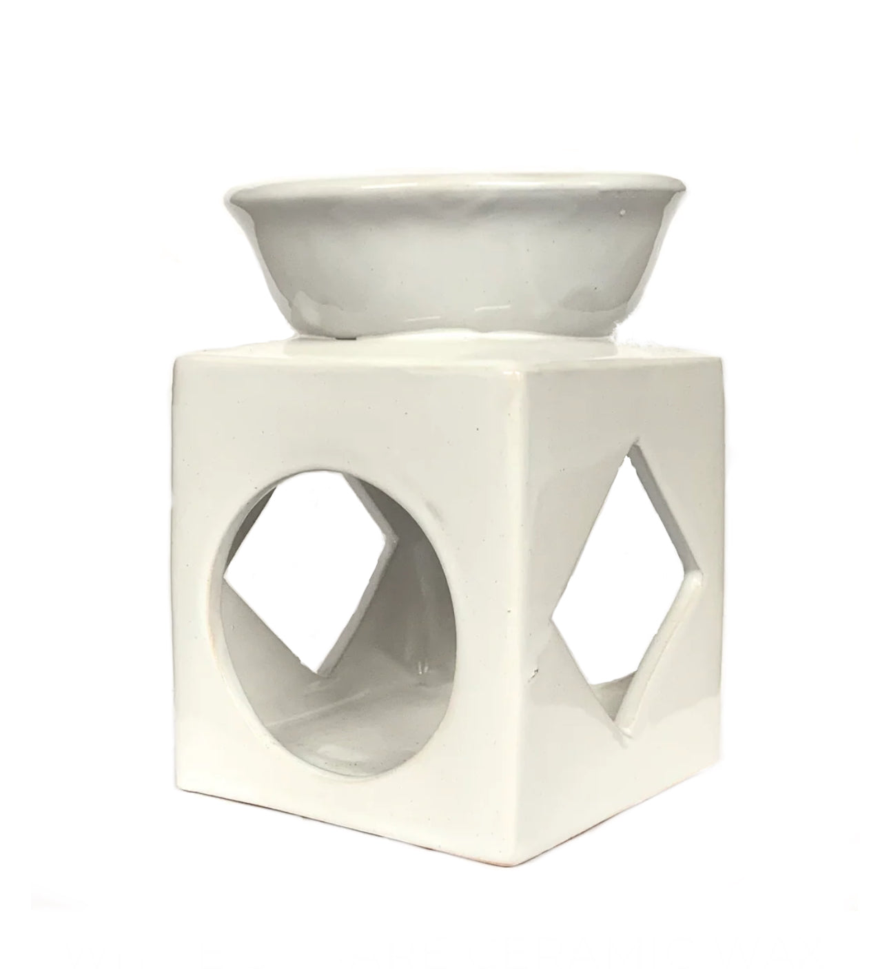 Square wax and oil burners