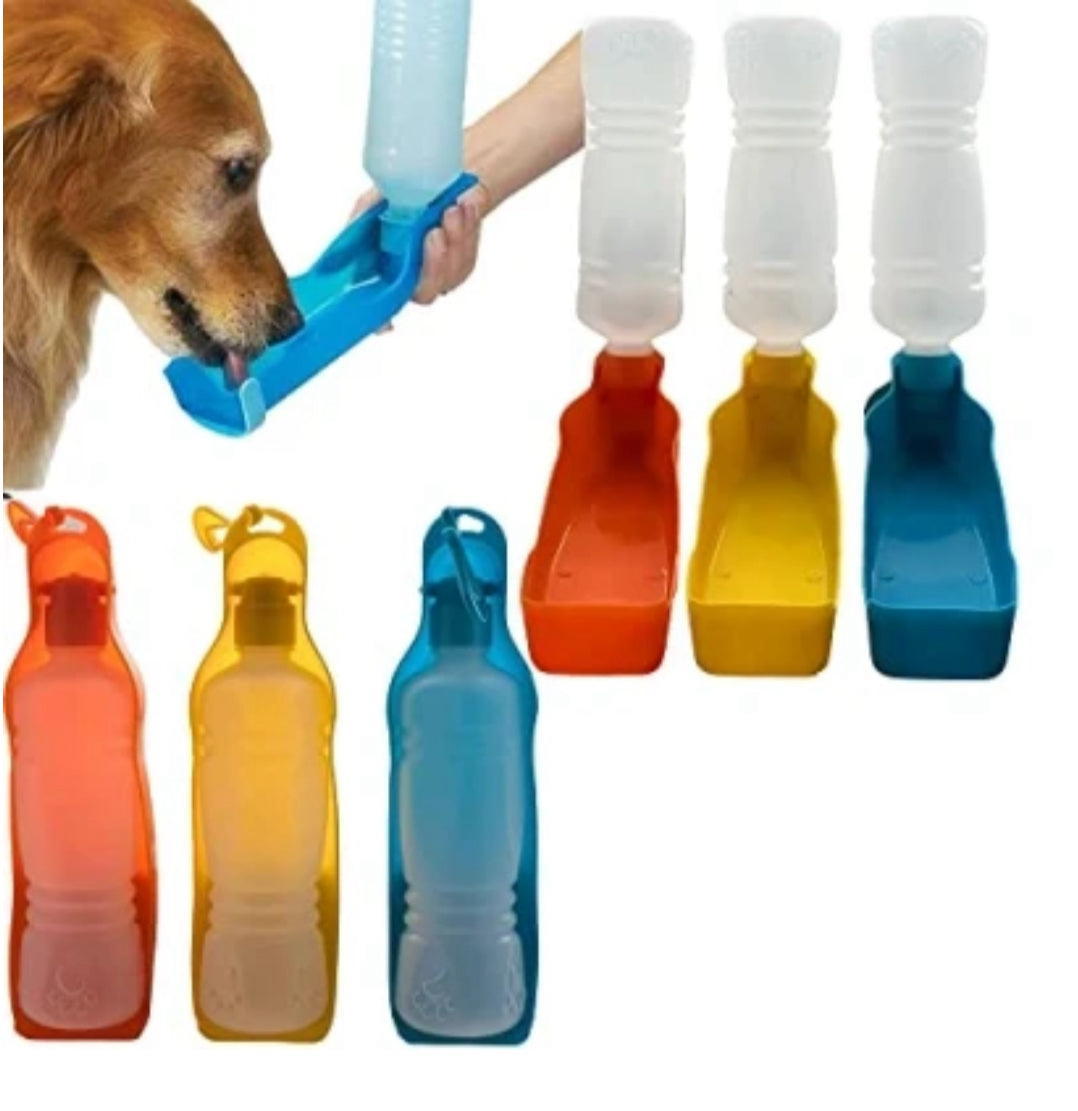 Portable dog water bottle