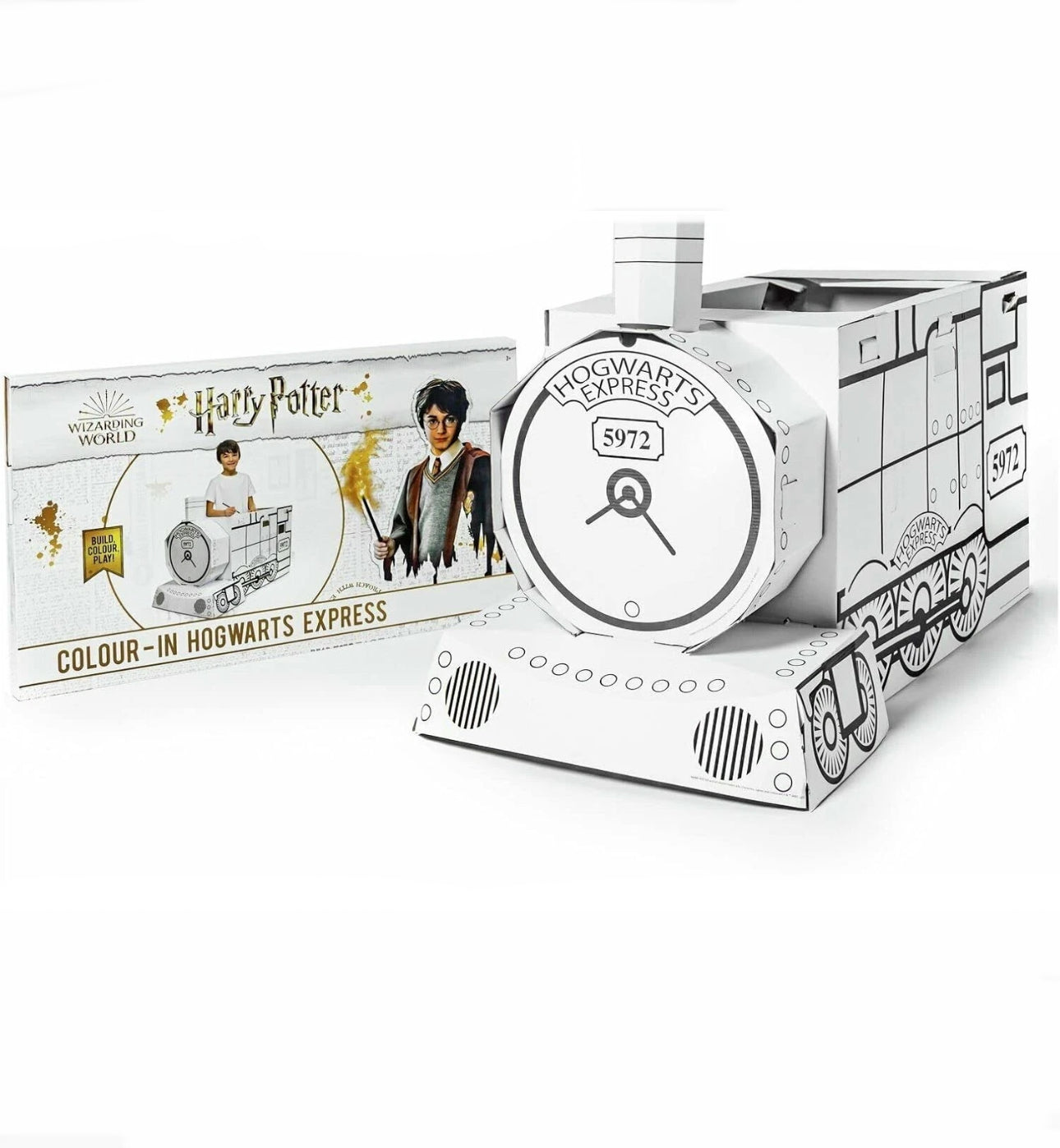 Harry Potter Hogwarts Express Cardboard Train Toys