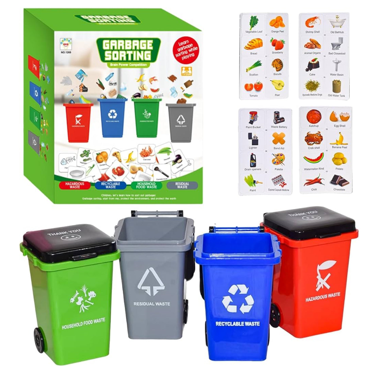 Garbage sorting game toys
