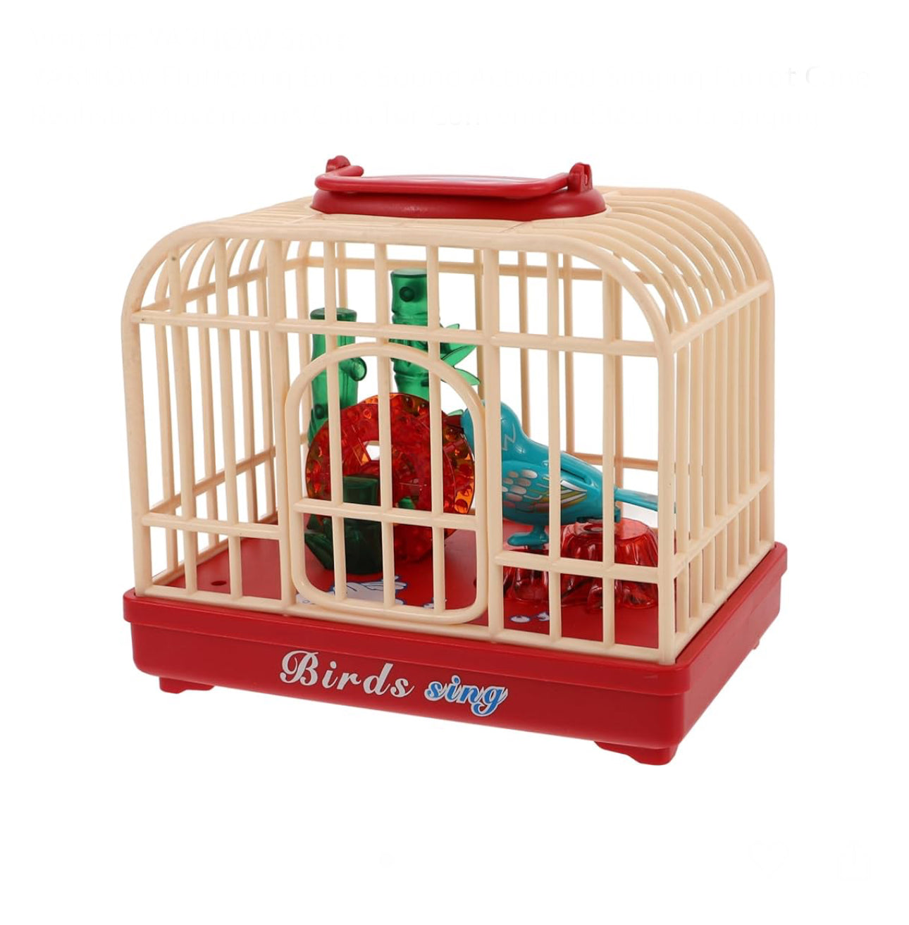 Singing bird cage toys