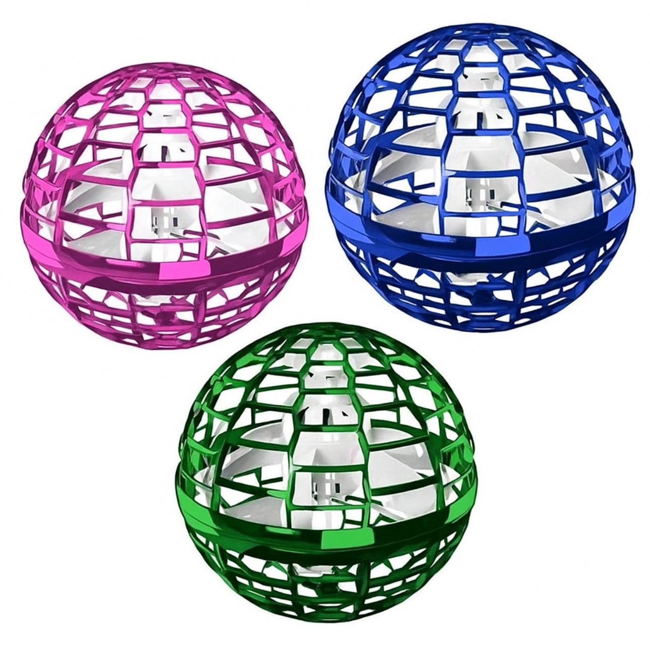 Flying spiral ball toys