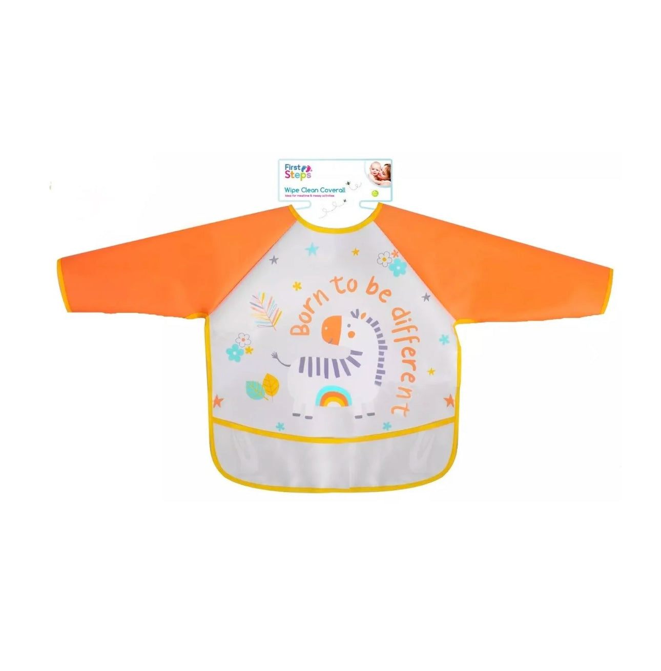 Wipe clean coverall bibs