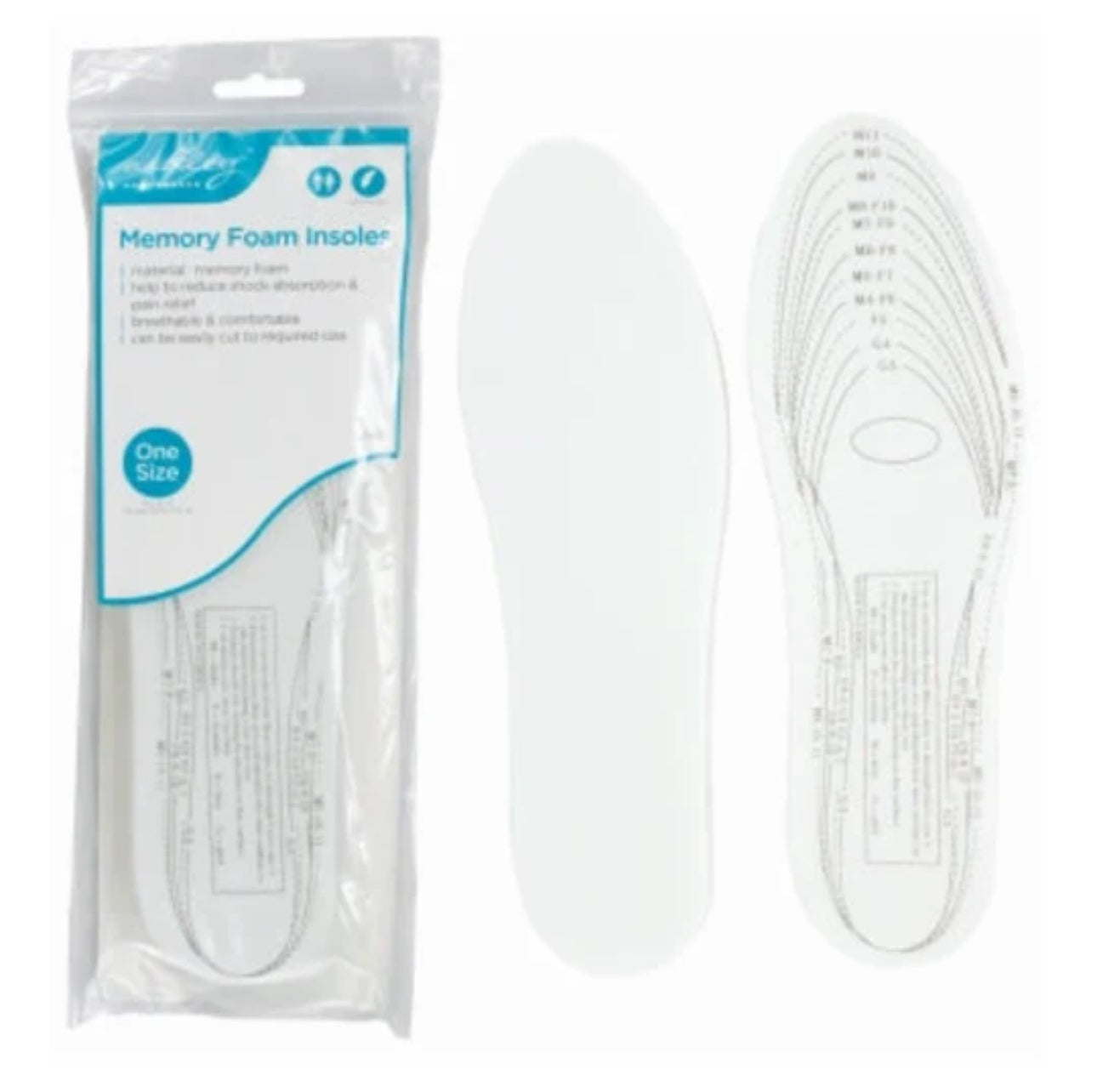 Memory foam insoles
