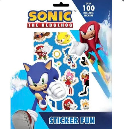 Sonic sticker pages book