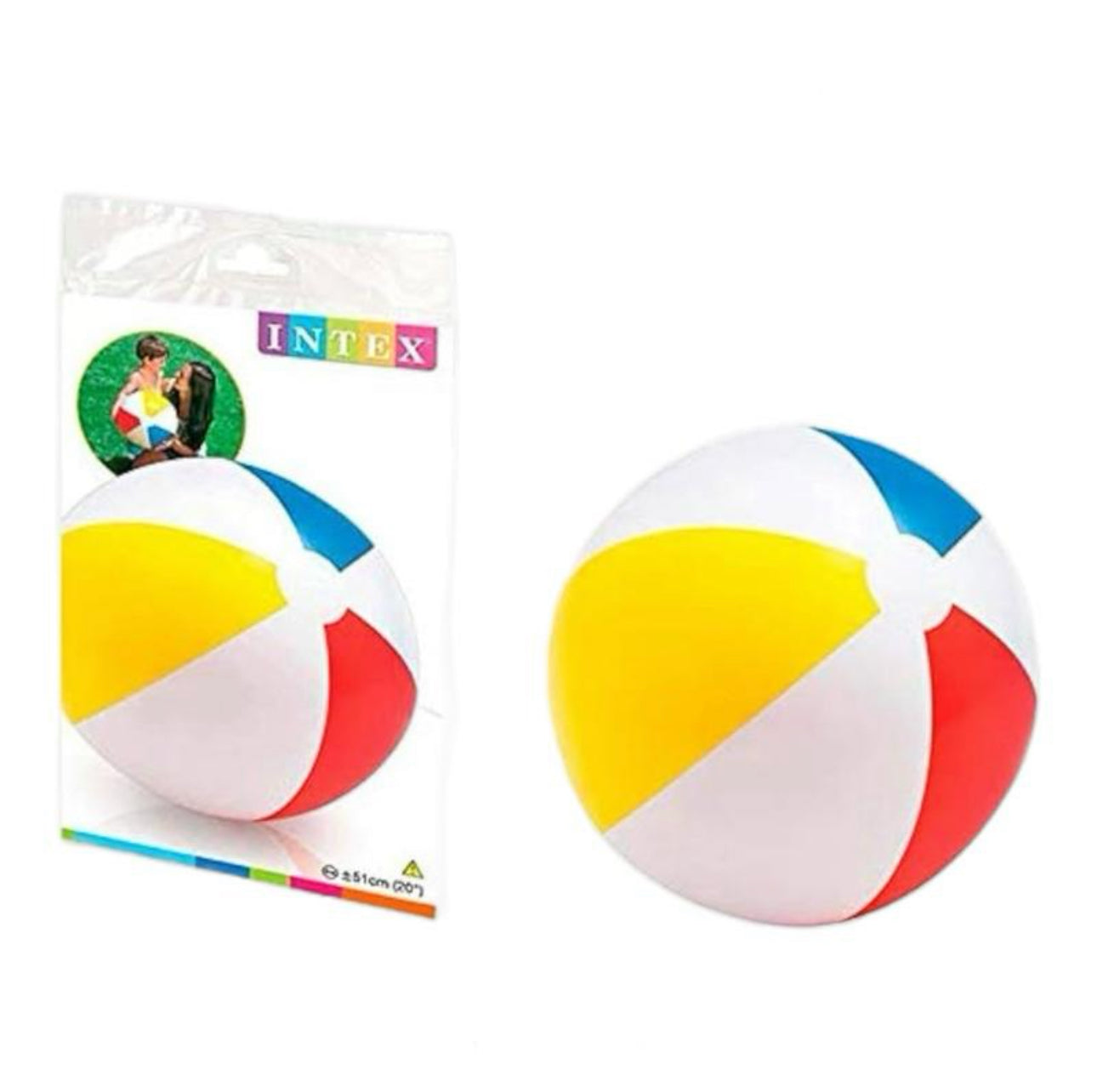 Inflatable 20” beach ball toy