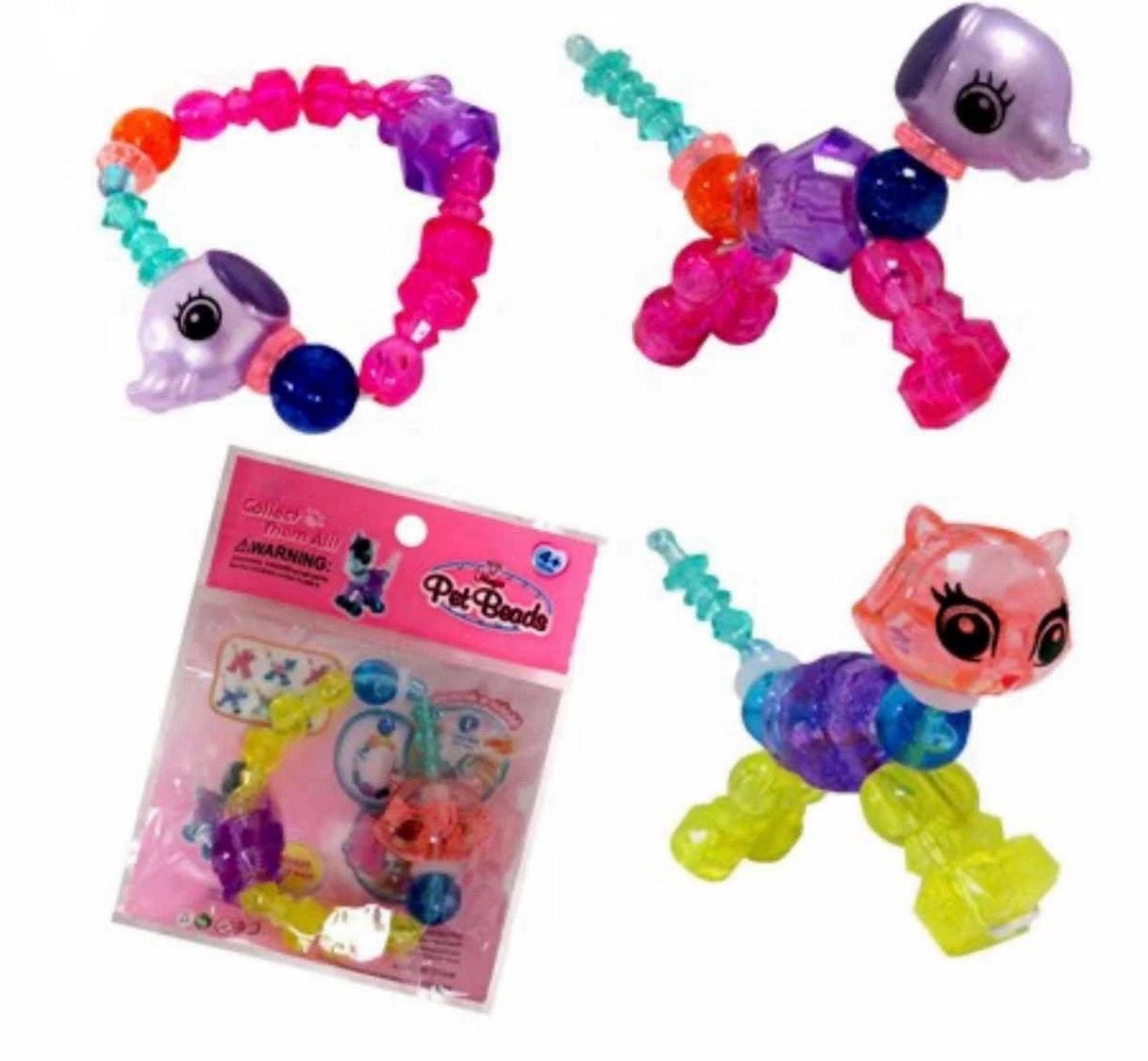 Magic animal bracelets x3 toys