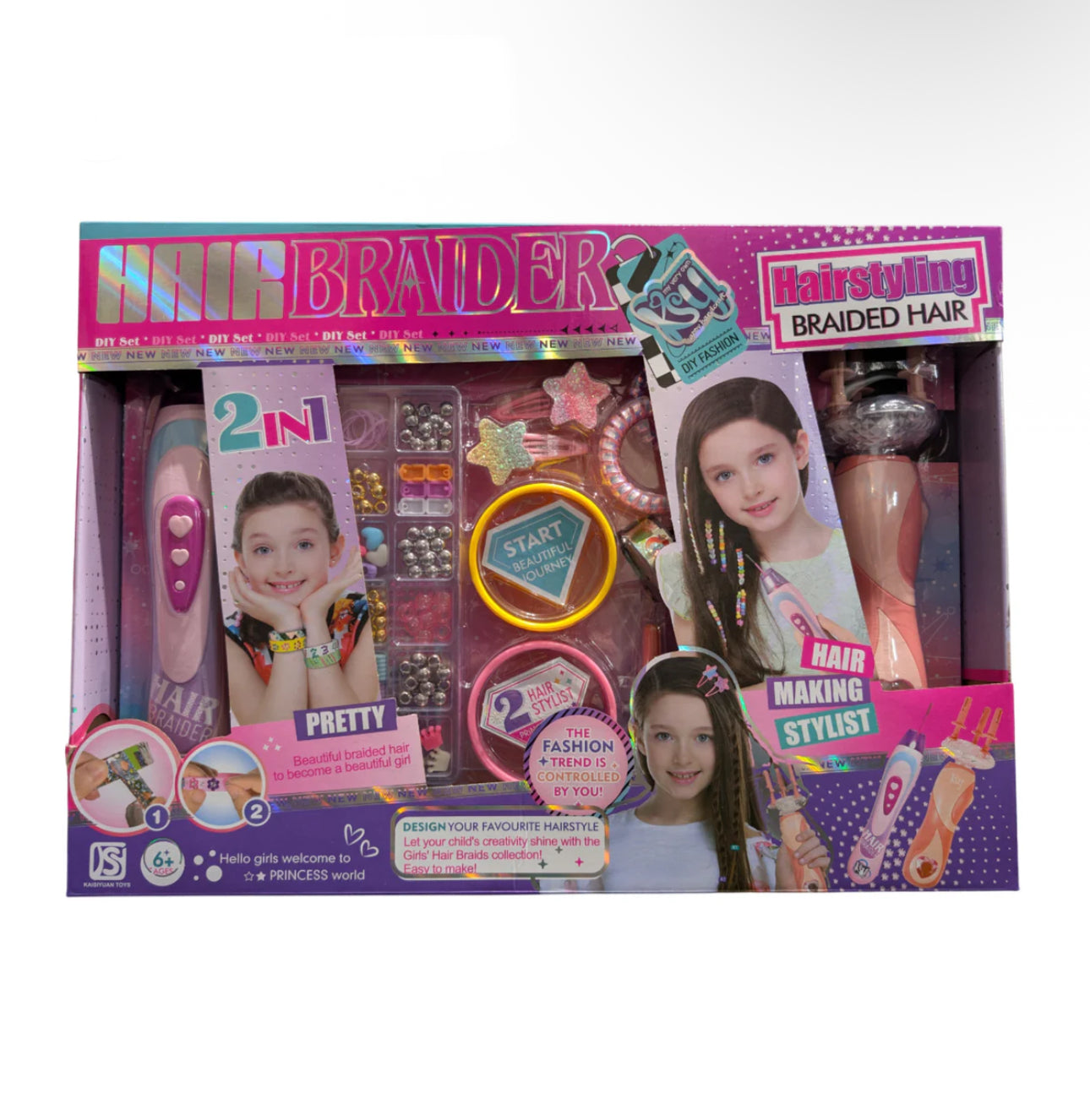 DIY Hair Braiding Salon Kit toys