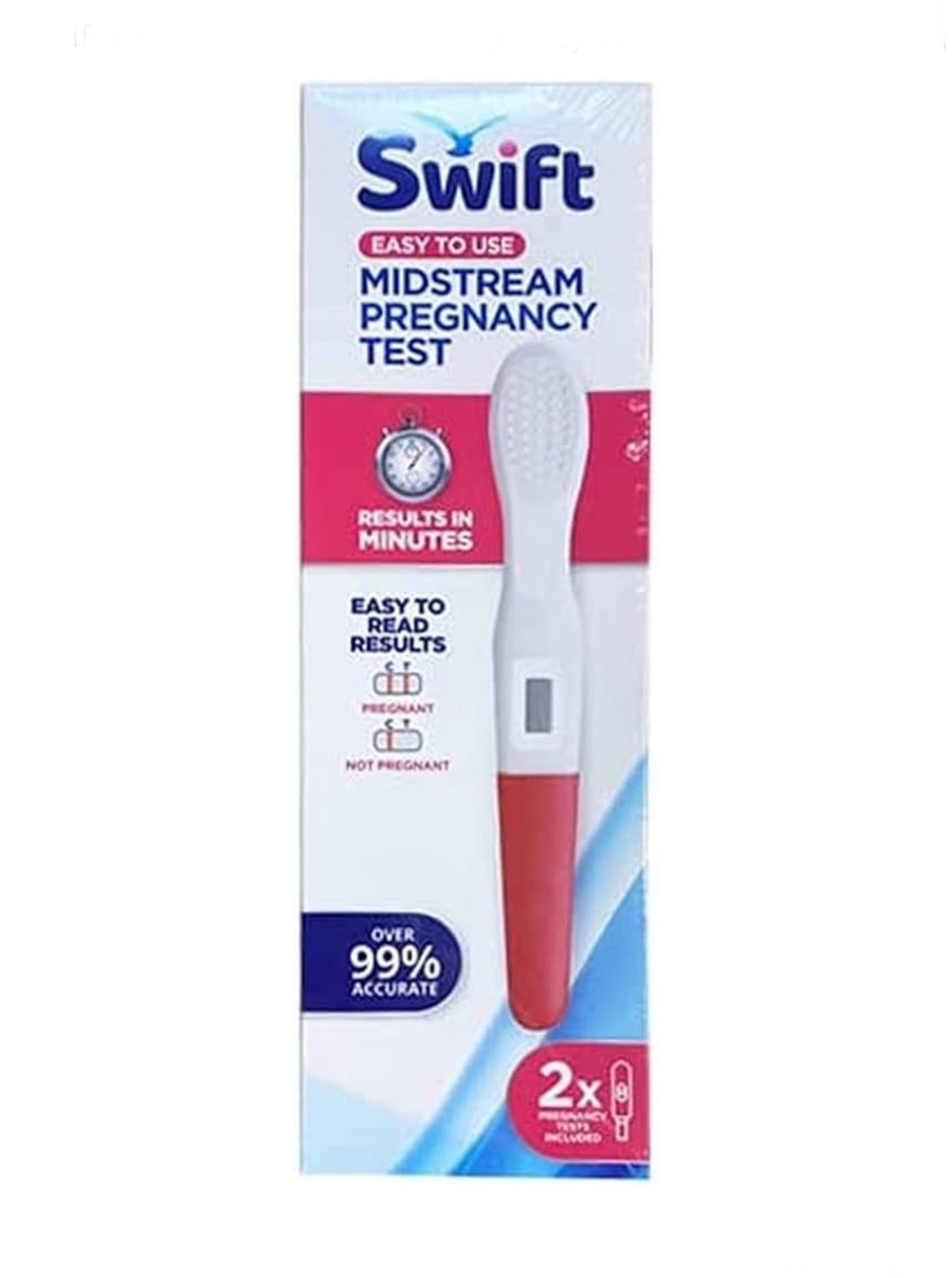 Swift midstream pregnancy test 2pk