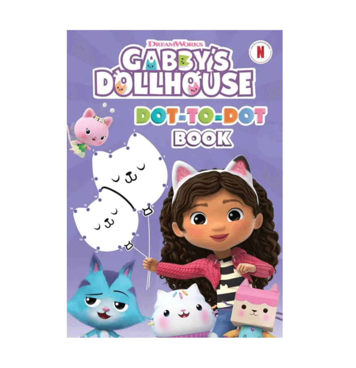 Gabby’s Dollhouse dot-to-dot book toy