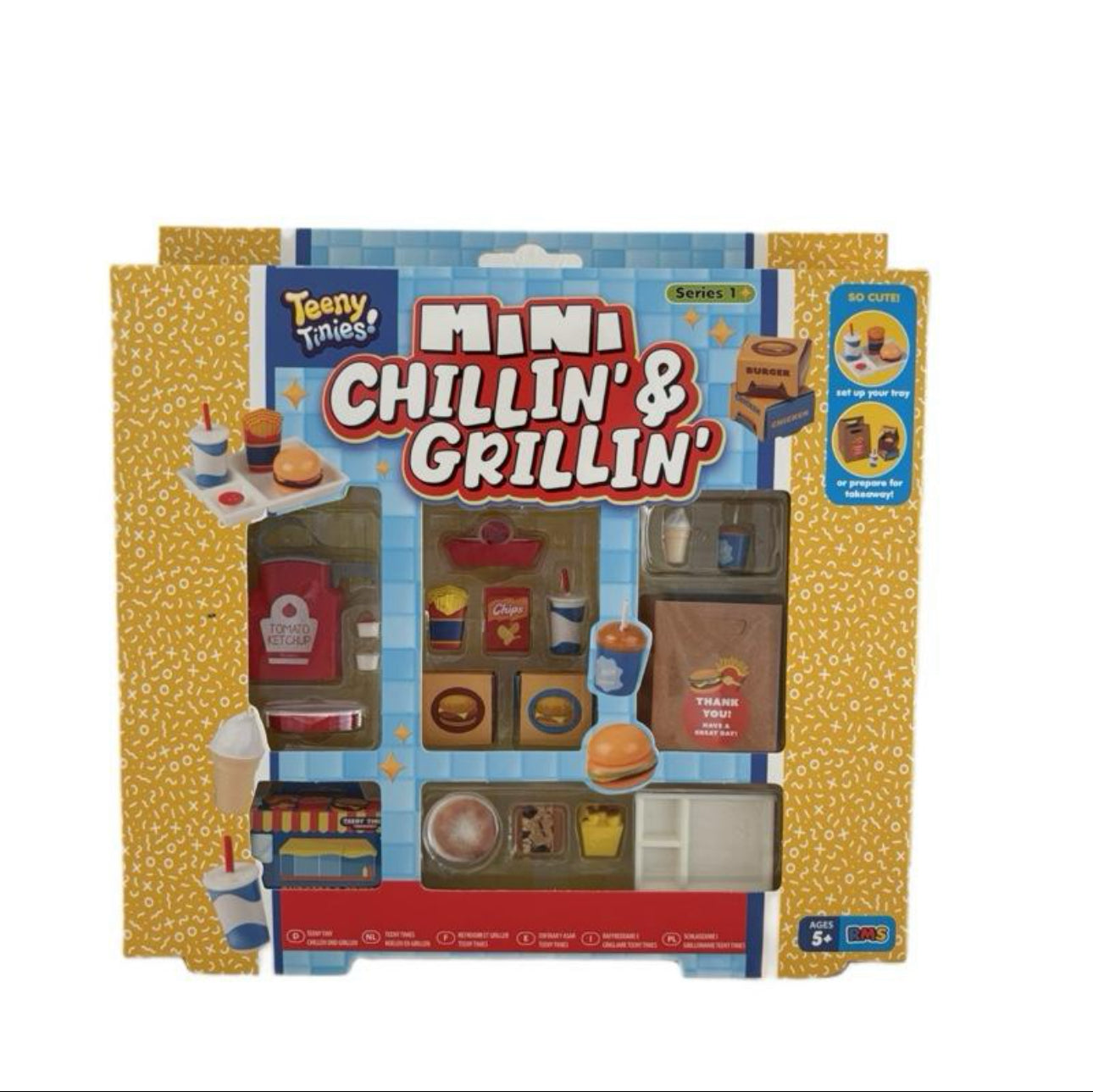 Teeny tinies mini Chillin’n’Grillin toys