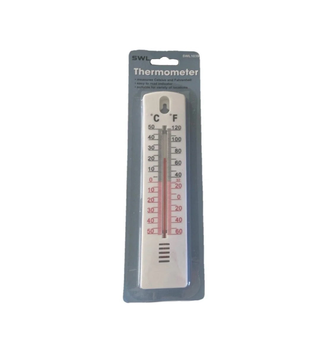 Hydroponics indoor and outdoor thermometer