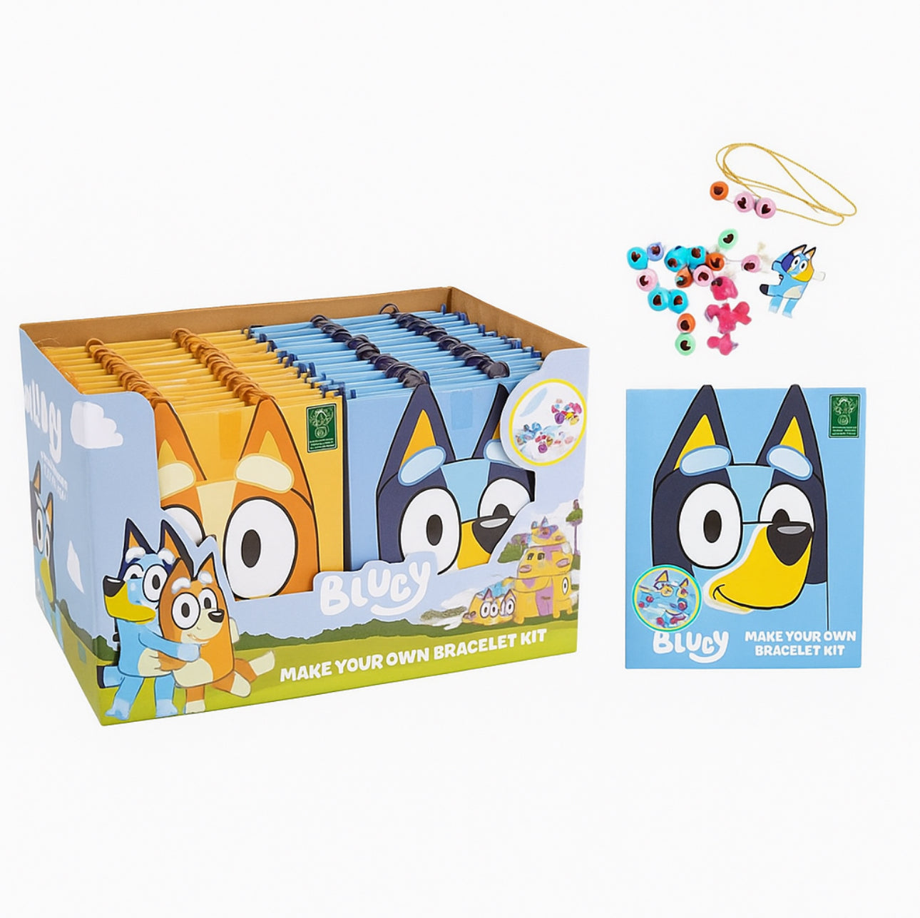 Bluey make your own bracelet toys