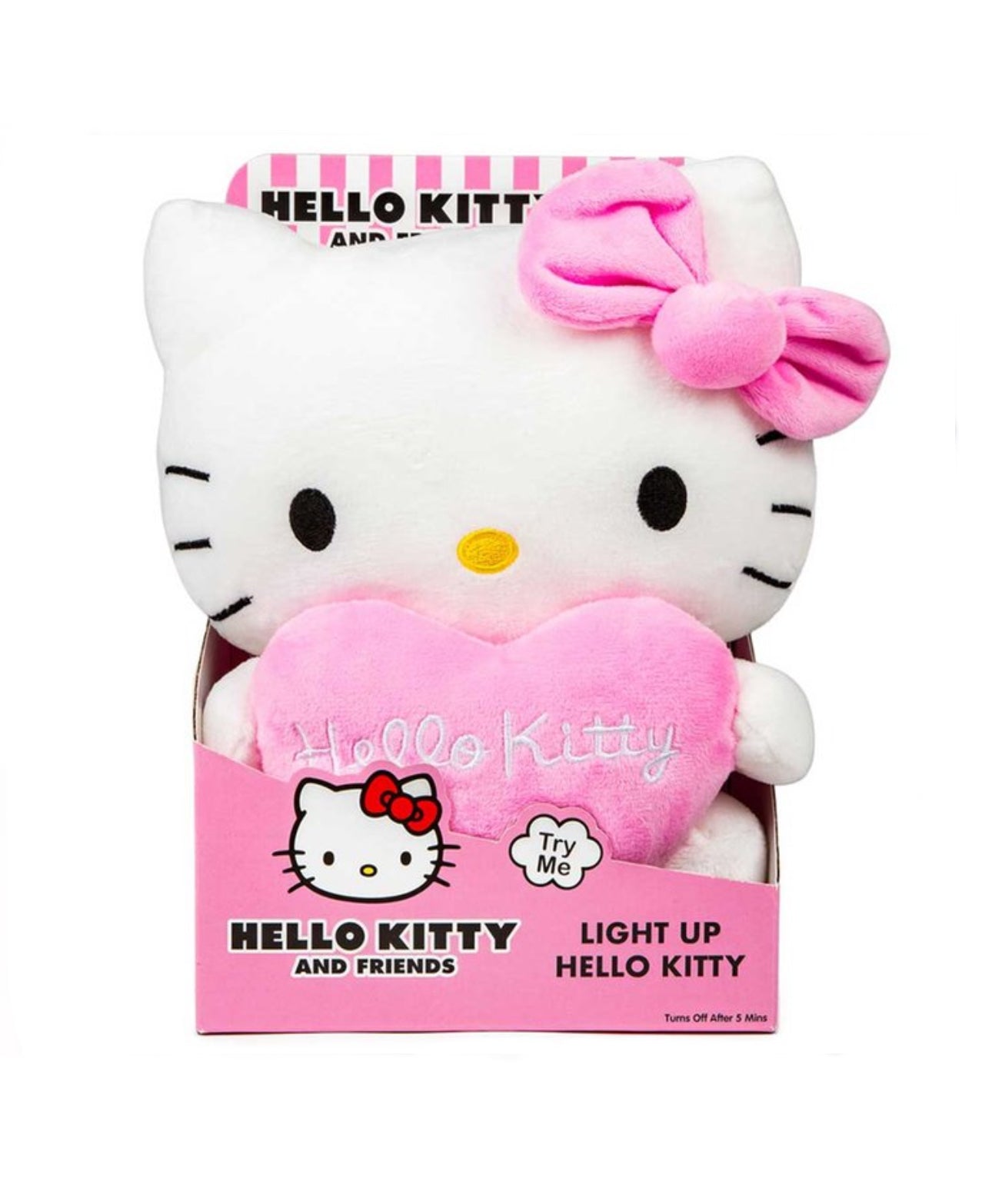 Hello Kitty and friends light up plushie toys