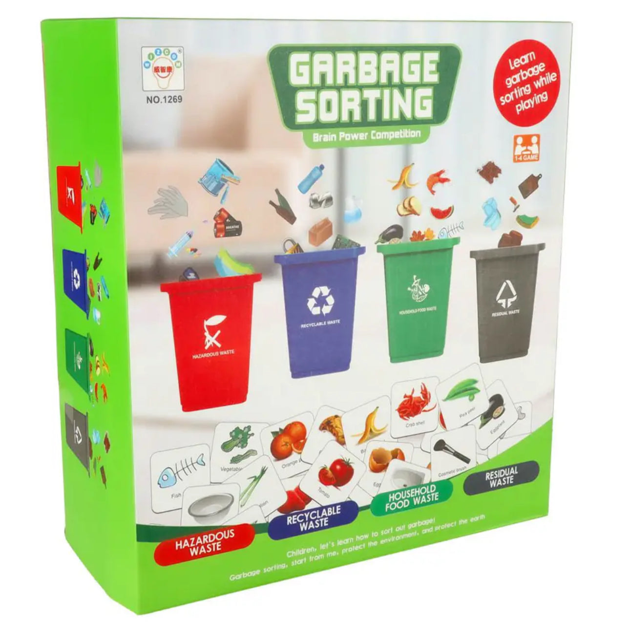 Garbage sorting game toys