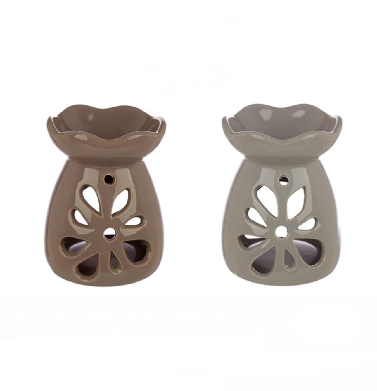 Flower design wax and oil burners