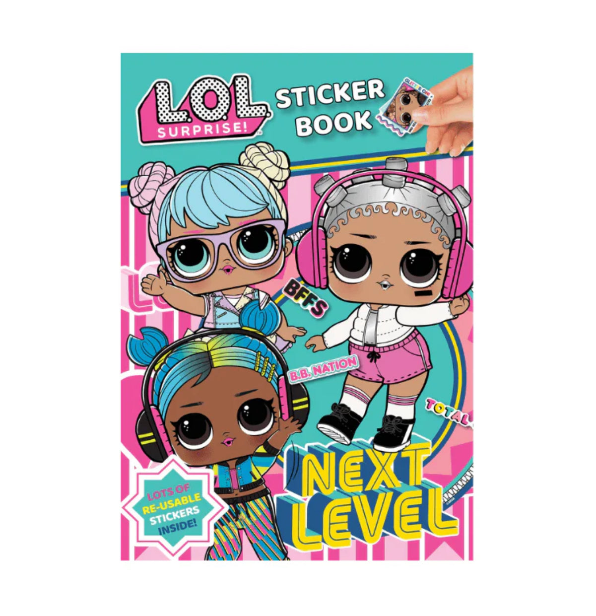 LOL Surprise sticker book toy