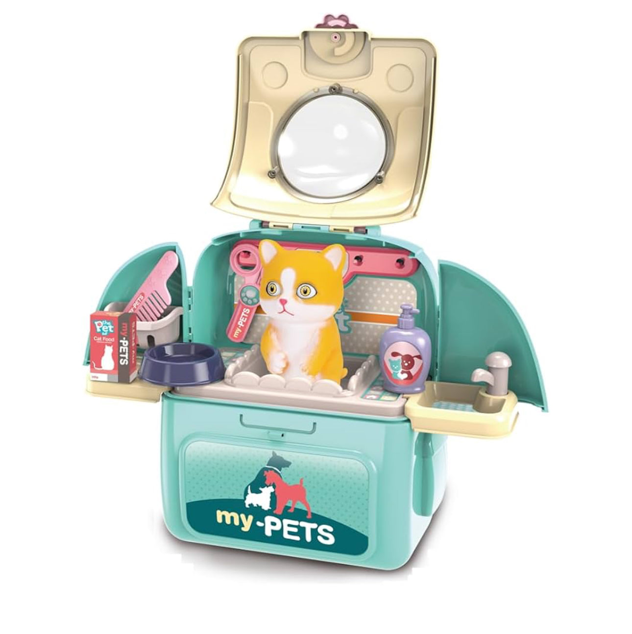 My pets dog and cat backpack toys