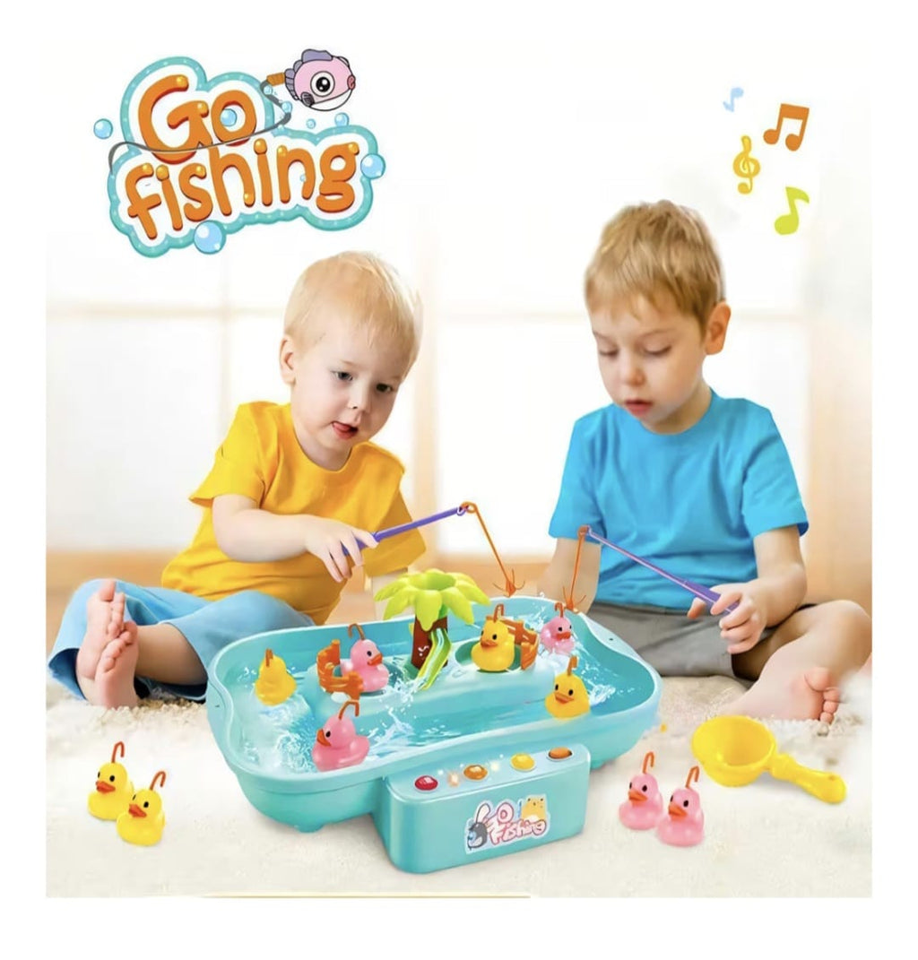 Go fishing kids duck catching game toys