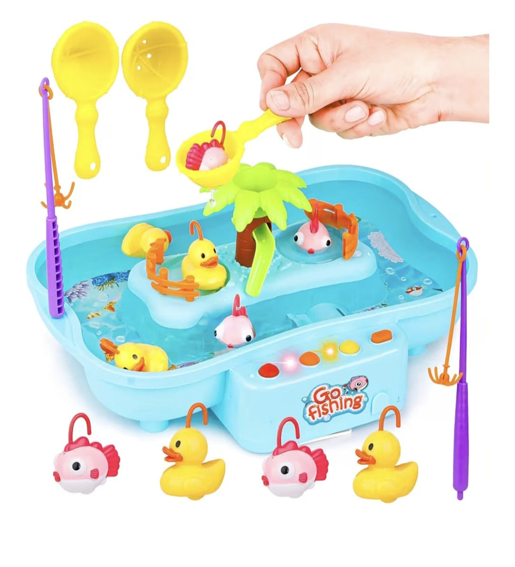 Go fishing kids duck catching game toys
